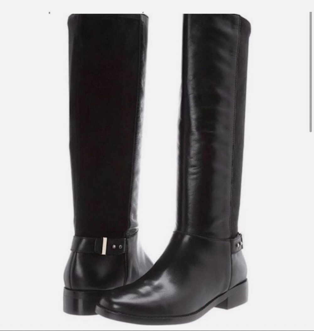 Cole Haan Adler Leather Suede Riding Boots NWOT
